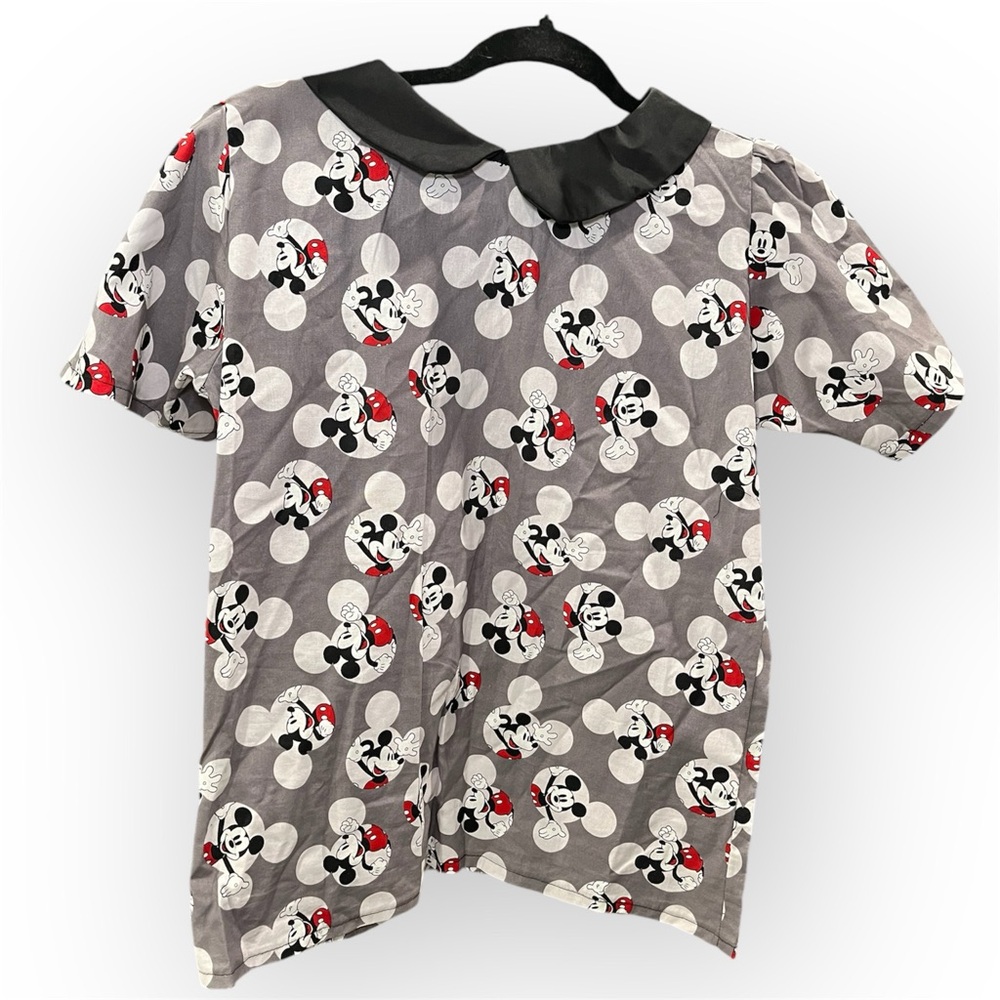 Disney Mickey Mouse kids collared blouse
